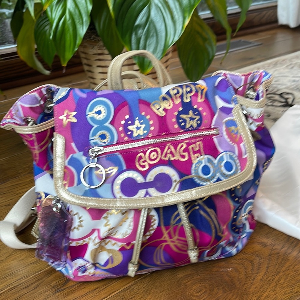 Coach poppy backpack